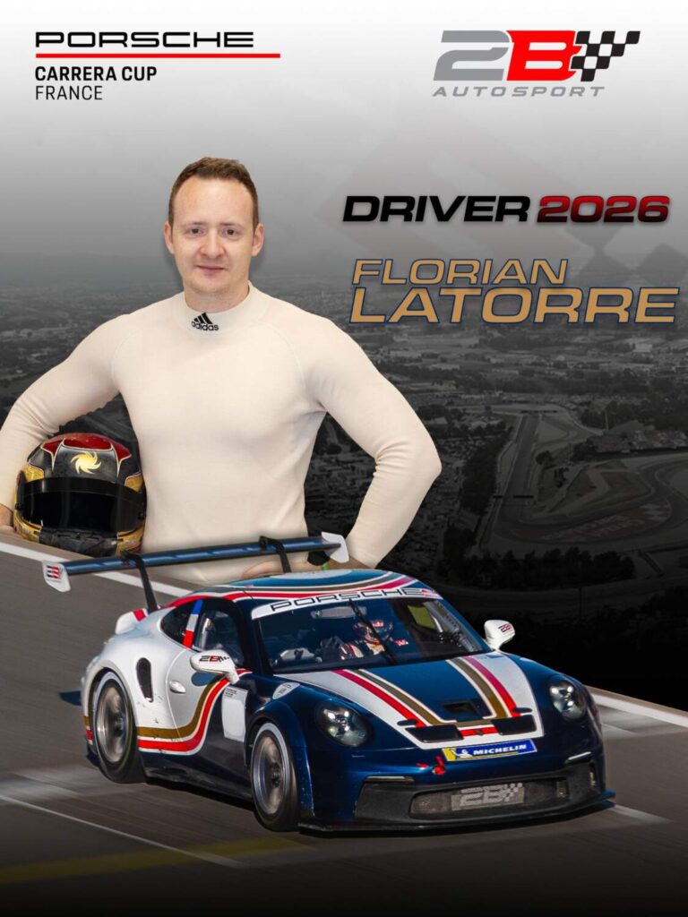 Florian Latorre pilote Porsche Carrera cup 2026